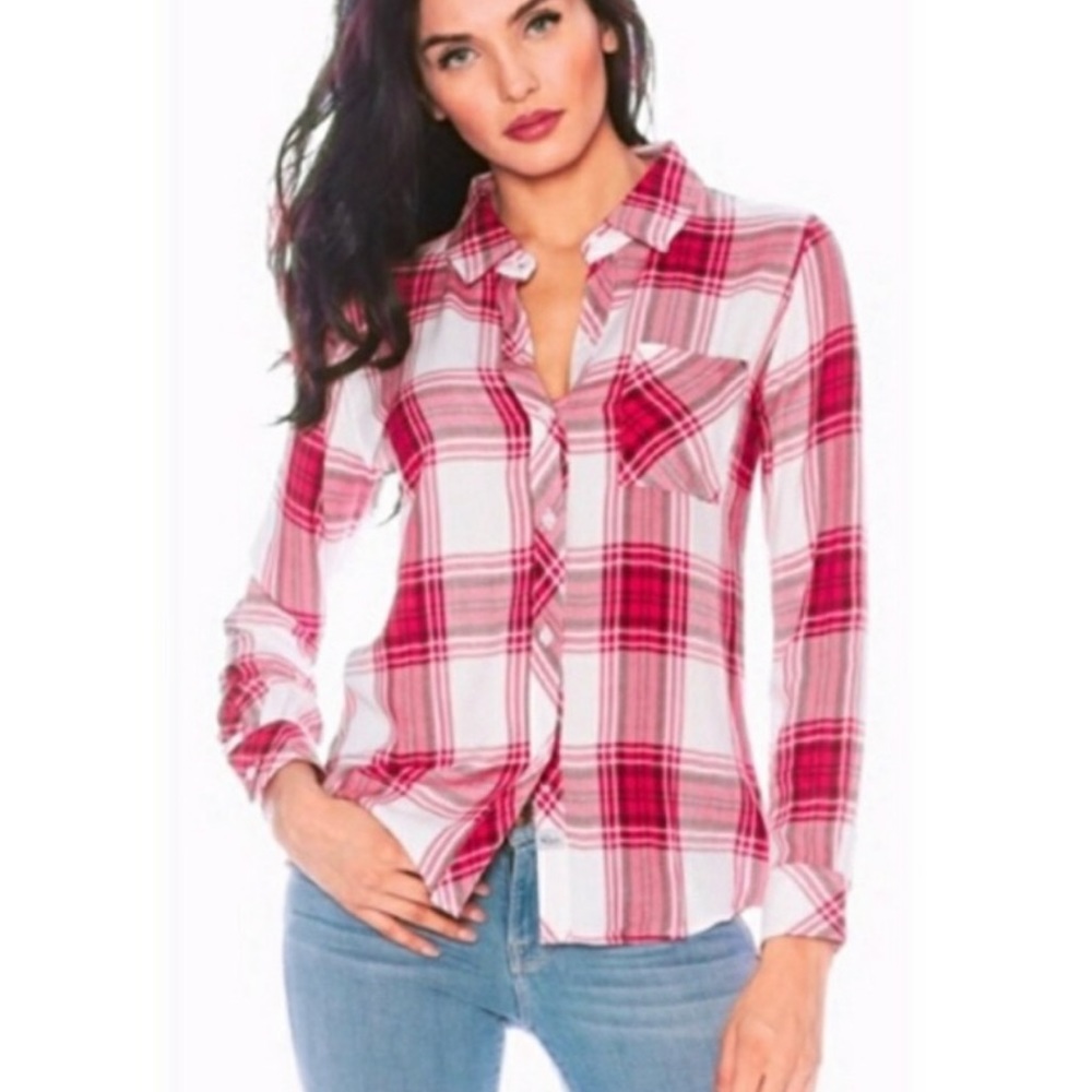 Rails Hunter Button Down Shirt size medium